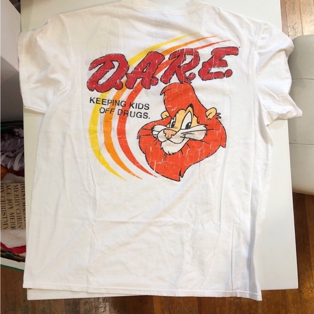 D.A.R.E. Graphic Tee with Lion size large